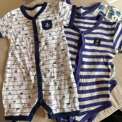 綿100%メッシュベビー服の画像