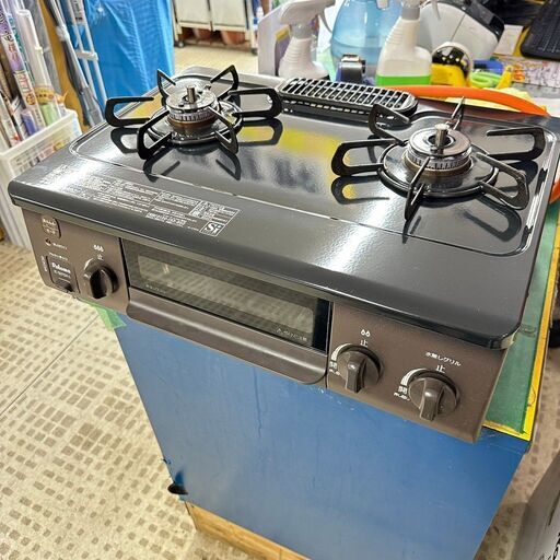 3/4パロマ ガスコンロ IC-S37DX-L 2021年製 LPガス
