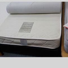 ID：571099　・192092　　シングルベッド　低反発マット付きの画像