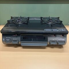 Rinnai(リンナイ)グリル付ガステーブル・二口ガスコンロ(都...