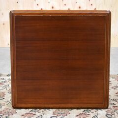 ≪zyt1946ジ≫ 猫脚センターテーブル スクエア 幅67.5cm ヴィンテージ家具/アンティーク調/座卓/ローテーブル/猫足/中古家具/宮城県仙台市 70126-04の画像