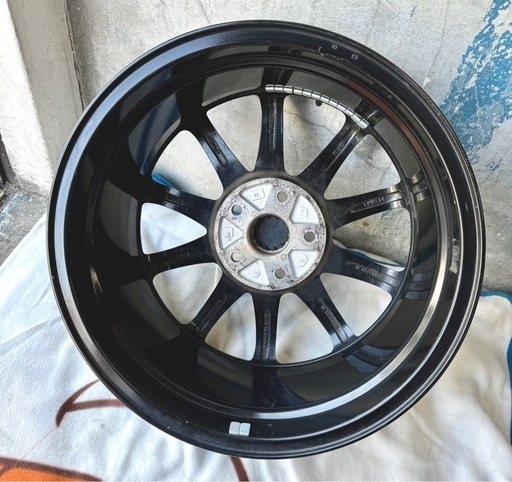 札幌市内配送可 スバル SAA 純正アルミホイール4本セット 17インチ 7.0J+55 PCD114.3 5穴 WRX