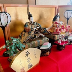 雛人形セットの画像