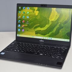 中古軽量ノートパソコン 富士通 U937/P Windows11+office 爆速SSD512GB