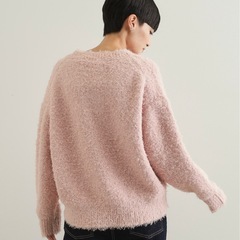 Vネックローゲージニットの画像