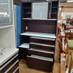 【愛品倶楽部柏店】NITORI ニトリ 2枚スライド扉キッチンボード ポスティア120KB モイス（調湿素材）採用の画像