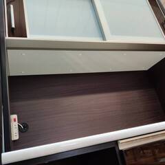 【愛品倶楽部柏店】NITORI ニトリ 2枚スライド扉キッチンボード ポスティア120KB モイス（調湿素材）採用の画像