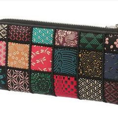 新品 正規品■浅草前川印傳 パッチワーク印傳 外L字 パッチワーク 長財布■印伝 財布 鹿革 日本製の画像