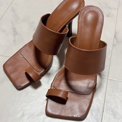レディース サンダル ミュール トング オープントゥ 