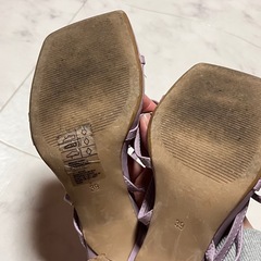 H&M パステルパープル　ミュール　サンダルの画像