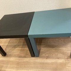 （1週間後取下げ予定） IKEA LACKテーブル2色セット