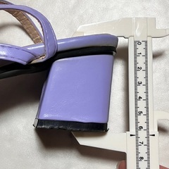 韓国　ライトパープル　サンダルの画像