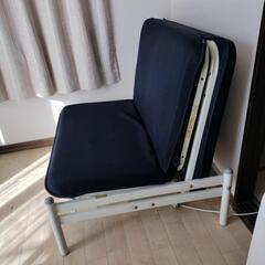 美品  ニトリ1 シングルベッド＆ソファーの画像