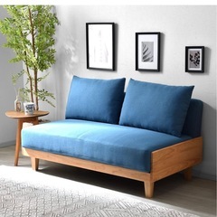 定価4万 美品ソファ 2人掛け 北欧 幅135cm 奥行き80cmの画像