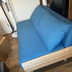 定価4万 美品ソファ 2人掛け 北欧 幅135cm 奥行き80cm