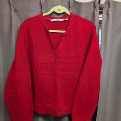 TOMMY　HILFIGER　キーネック　スエットXL