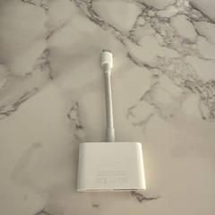 【純正品】iPhone HDMI Lightning変換ケーブルの画像