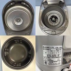 I639 🌈 ジモティー限定特別価格！ Rinnai 都市ガス用炊飯ジャー 5.5合炊き ⭐ 動作確認済 ⭐ クリーニング済の画像