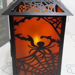 ♪ハロウィン ランタン ユラユラと明滅するLED 魔女 蜘蛛の巣♪の画像