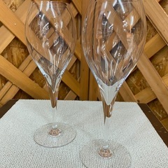 【愛品館江戸川店】バカラ オノロジー ペアシャンパンフルート開封済み未使用品 ID:102-028012-007の画像