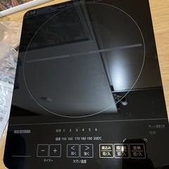 【ジャンク】アイリスオーヤマIHクッキングヒーター