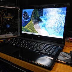 ノートパソコン NEC LaVie Windows11 24H2 CPU i7-5500U メモリ16GB　　SSD512GB Office2021 Blu-ray