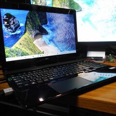 ノートパソコン NEC LaVie Windows11 24H2 CPU i7-5500U メモリ16GB　　SSD512GB Office2021 Blu-rayの画像