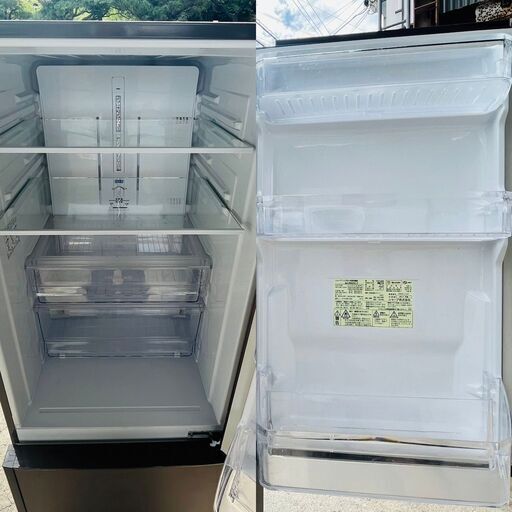 ❗️✨️ファミリー向け✨️❗️】SHARP 2ドア冷蔵庫🌟2017年製🌟271L