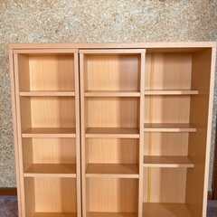 小さいのにたくさん入る！スライド式文庫本収納棚　WDH 90ｘ3...