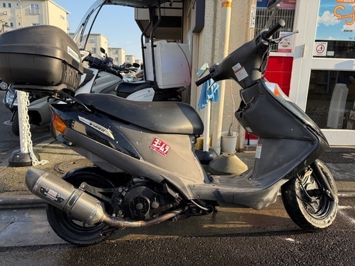 アドレスv125g ヨシムラマフラー セル1始動