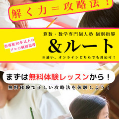 【オンライン個別指導　お子様に合わせた指導】まずは「＆ルート」の体験授業から！の画像