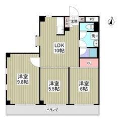 💙💜フリーレント1ヶ月付き💜💙角部屋🎶エアコン2台設置あり✨駐車...