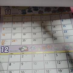 サンリオキキララ６枚つっり２０２５カレンダー新品未使用の画像