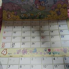 サンリオキキララ６枚つっり２０２５カレンダー新品未使用の画像