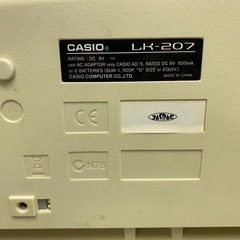 CASIO 電子ピアノ　LK-207の画像