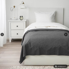 ※お取引中※【あげます】IKEAのマルチカバー150x210 cmティエルブロムステルの画像