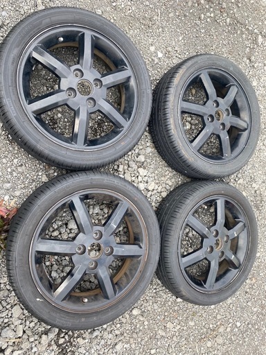 スズキ Keiワークス純正15インチホイール　自家塗装品