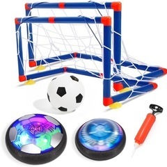 【新品】子供用 室内サッカー LEDホバーボール セットの画像
