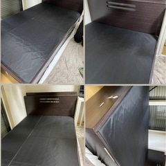 【定価約6万円ほど！】　セミダブルベッド　収納ベッド　セミダブル　組立式ベッドの画像