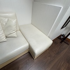 ソファベッド（オットマン、収納付き）の画像