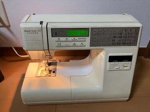 ジャノメンピュータミシン　JANOME Sensor Craft 7510