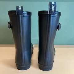 MOZ レインブーツ・長靴（ブラック）M（23.0～23.5cm）の画像