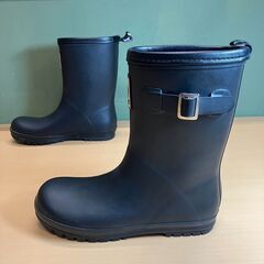 MOZ レインブーツ・長靴（ブラック）M（23.0～23.5cm）の画像