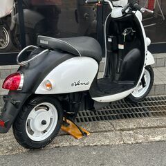 無料配送有　ヤマハ　YAMAHA　E:ビーノ　E:VINO　1828km　SY11J　ローン可　3ヶ月保証付　ナンバー登録代行受付中　バンガレージ京都の画像
