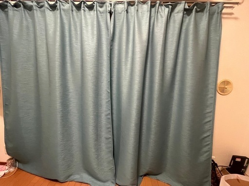 【受渡し予定者確定済み】フック付IKEA ヴィルボリ カーテン 幅140×長さ200