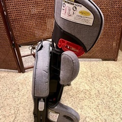 《売約済み》ジモティ限定価格！　【武蔵小山店】　 チャイルドシート ジュニアチャイルドシート 折りたたみ　日本育児 トラベルベスト EC fix ISOFIX TV108 ハーネスベルト欠品 ジュニアモードのみ 収納バッグ付き シートカバーおまけの画像