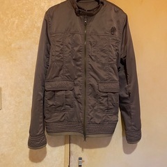 ミッシェルクランMKHOMMEミリタリーシングルライダースアーミ...