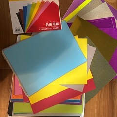 画用紙 キラキラシール