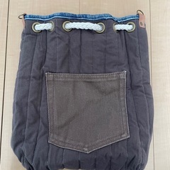 レオパード 巾着型 ショルダーバックの画像