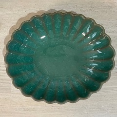 【お取引完了】緑の和食器